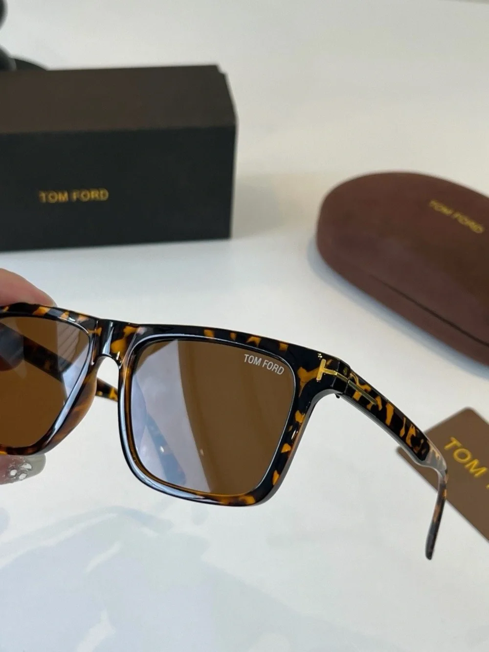 Tom Ford Tortoiseshell Sunglasses with Brown Lenses